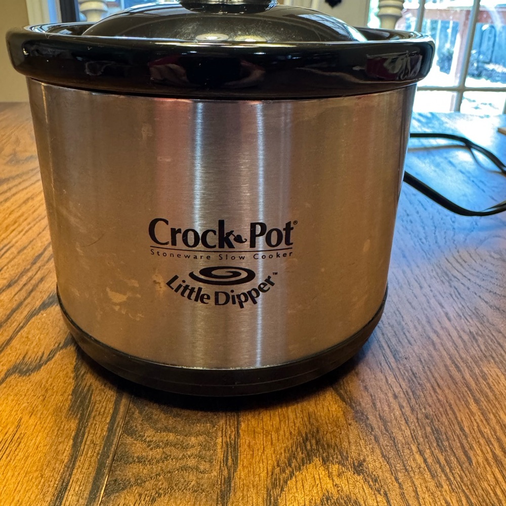 Crock-Pot Little Dipper Stainless Steel Slow Cooker - Silver
